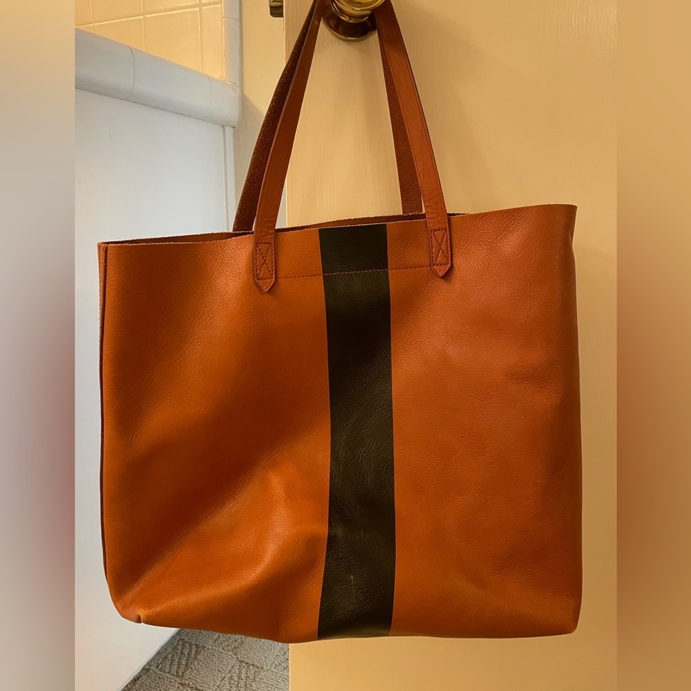 Leather Madewell Tote Bag